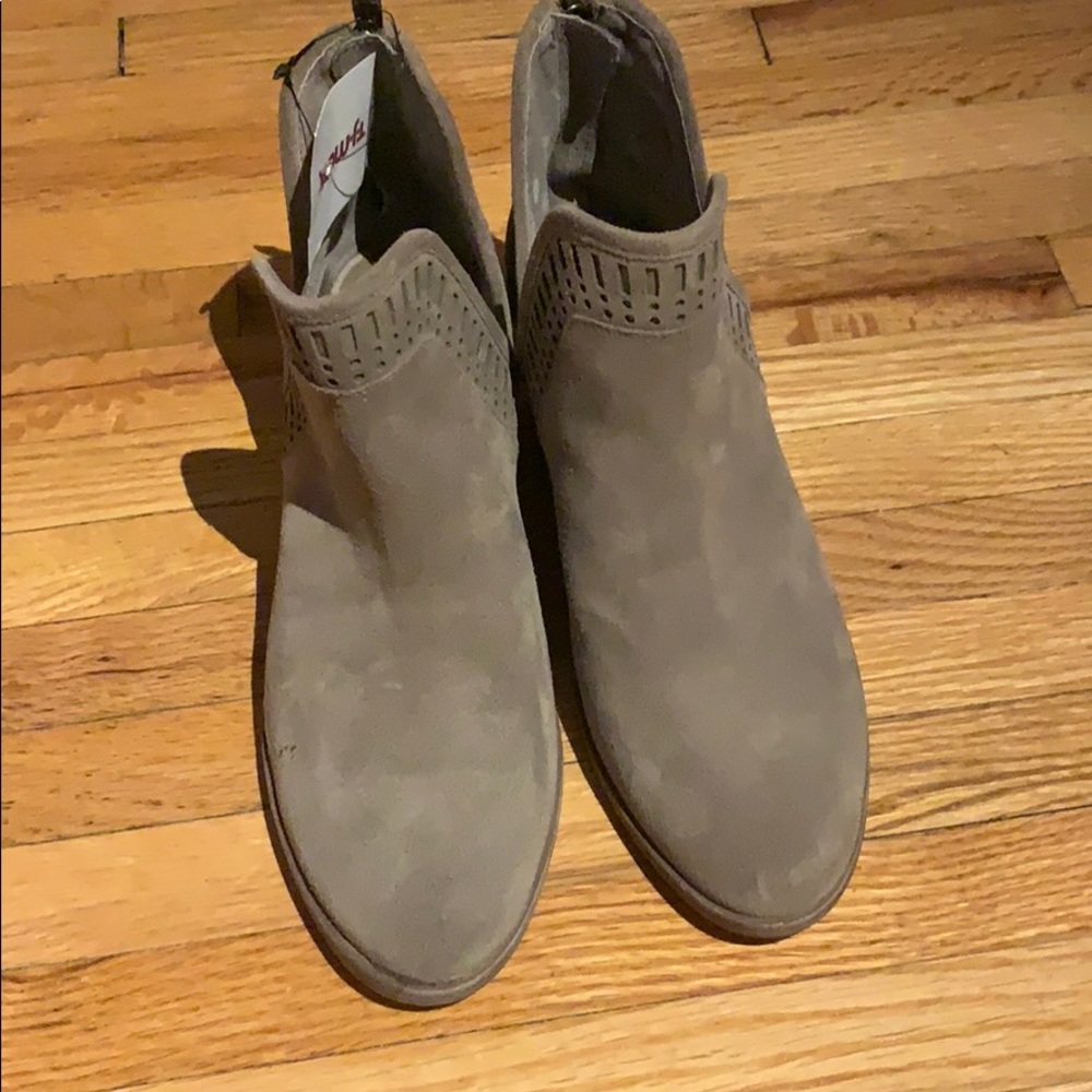 Suede booties
